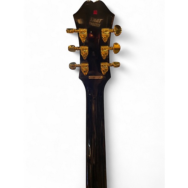 Used Epiphone EJ200SCE Black Acoustic Electric Guitar