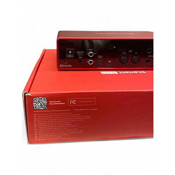 Used Focusrite Scarlett 18i8 Gen 3 Audio Interface