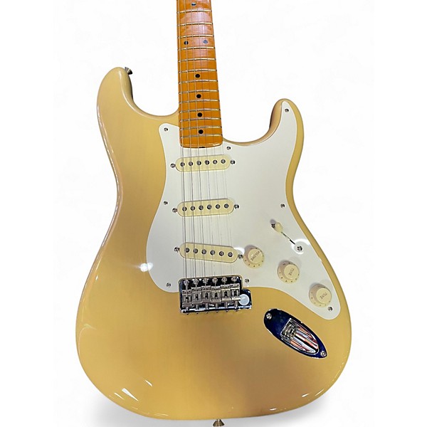 Used Fender 1957 American Vintage II Stratocaster 1957 Vintage Blonde Solid Body Electric Guitar