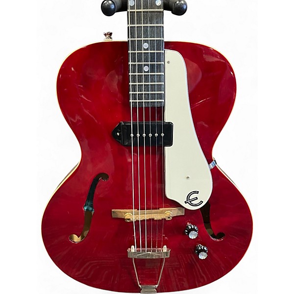 Used Epiphone JAMES BAY CENTURY Trans Red Hollow Body Electric Guitar