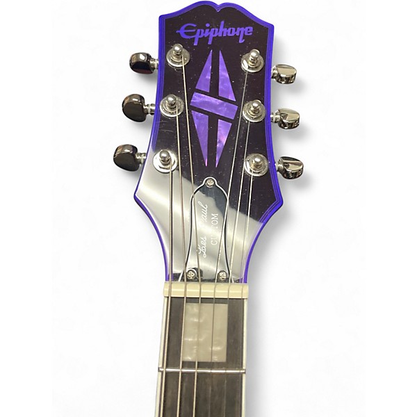 Used Epiphone WIDOW Trans Purple Solid Body Electric Guitar