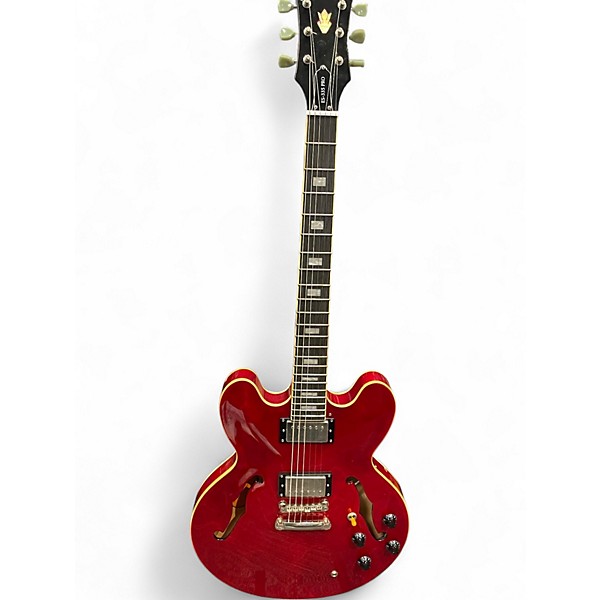Used Epiphone ES335 Pro Wine Red Hollow Body Electric Guitar