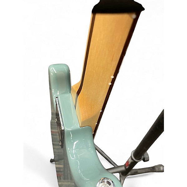 Used 2022 Squire MUSTANG Loch Ness Green Solid Body Electric Guitar