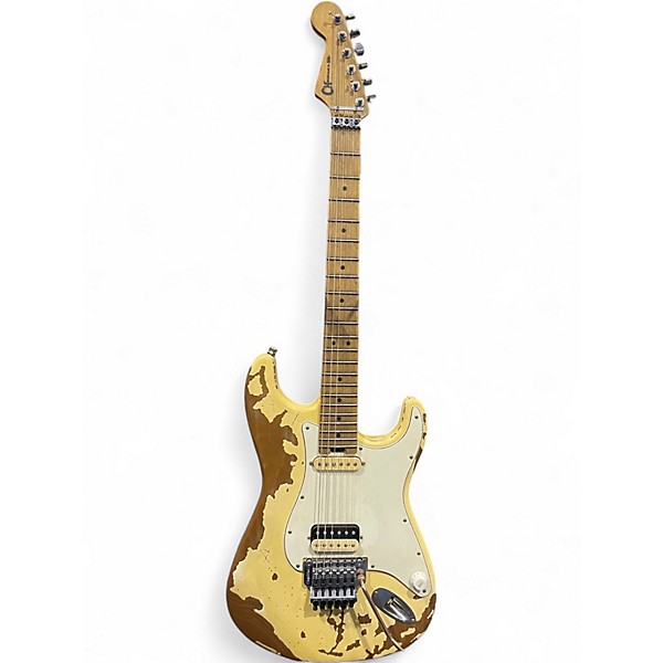 Used Charvel Charvel Henrik Danhage Limited-Edition Signature Pro-Mod So- White Relic Solid Body Electric Guitar