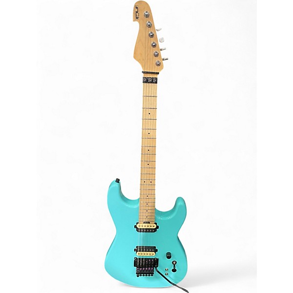 Used Fu-tone FU PRO Blue Solid Body Electric Guitar