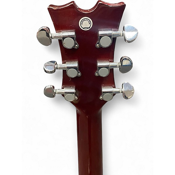 Used Dean JCQMTGE Jumbo Quilted Tiger Eye Acoustic Electric Guitar