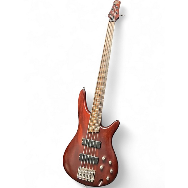 Used Ibanez SR505 5 String Natural Electric Bass Guitar