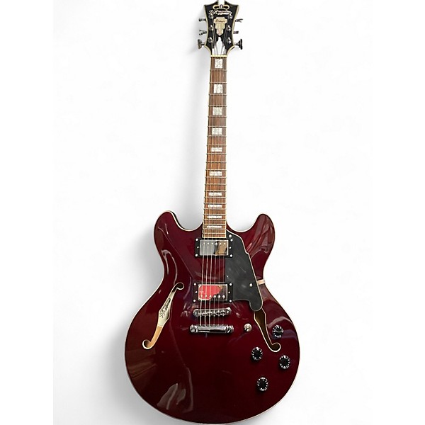 Used D'Angelico Premier Series DC Trans Red Hollow Body Electric Guitar
