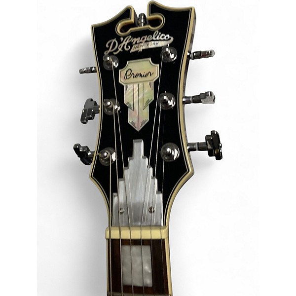 Used D'Angelico Premier Series DC Trans Red Hollow Body Electric Guitar