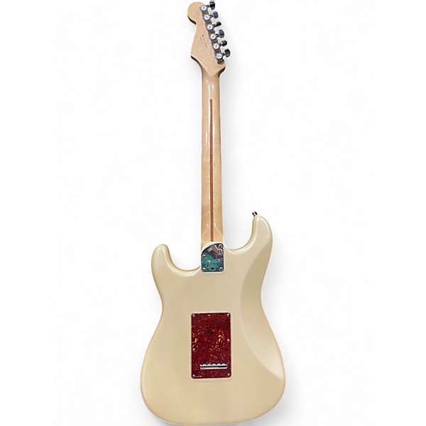 Used Fender American Deluxe Stratocaster Pearl White Solid Body Electric Guitar
