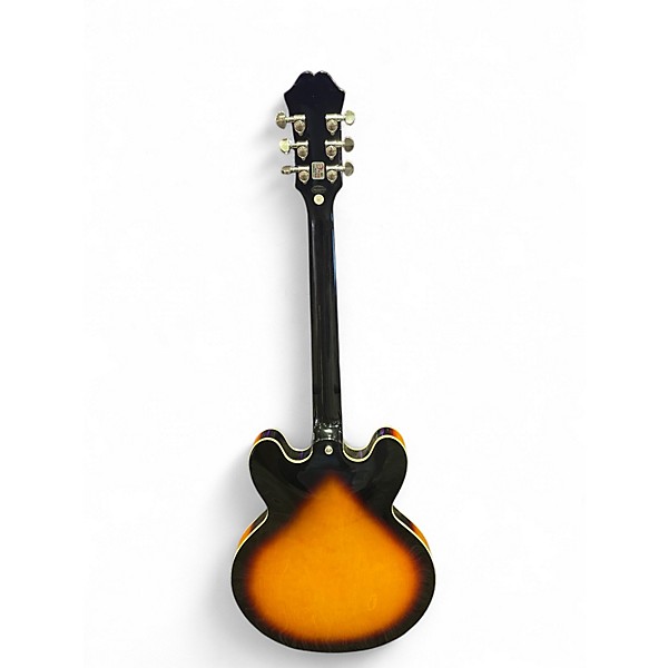 Used Epiphone Dot 2 Color Sunburst Hollow Body Electric Guitar