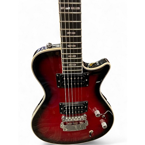 Used Hagstrom Ultra Swede CHERRY BURST Solid Body Electric Guitar