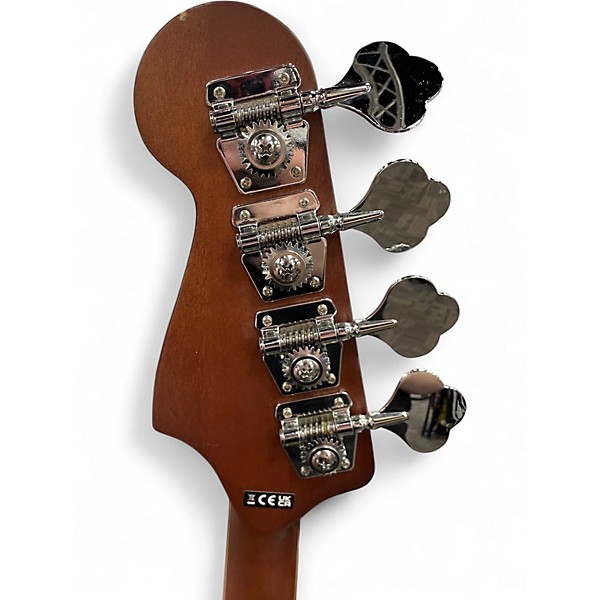 Used Fender Kingman Acoustic Electric Bass Black Acoustic Bass Guitar