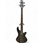 Used Schecter Guitar Research Stiletto Custom 4 String MATTE BLACK Electric Bass Guitar thumbnail