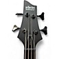 Used Schecter Guitar Research Stiletto Custom 4 String MATTE BLACK Electric Bass Guitar