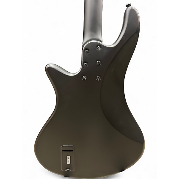 Used Schecter Guitar Research Stiletto Custom 4 String MATTE BLACK Electric Bass Guitar