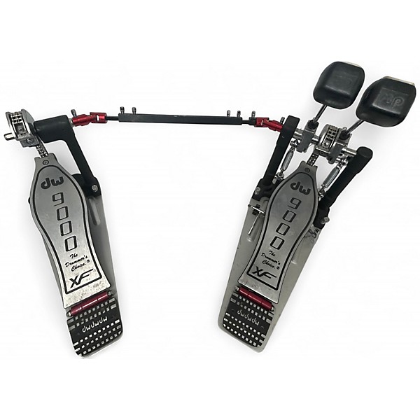 Used DW 9000 Series Double XF Double Bass Drum Pedal