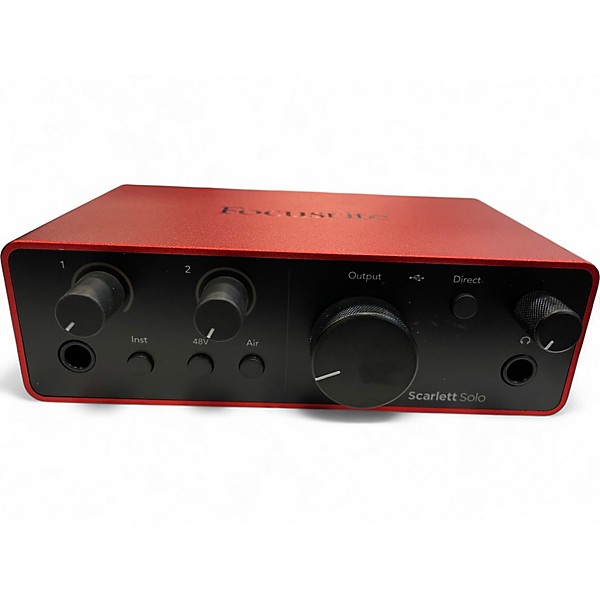 Used Focusrite Scarlett Solo 4th Gen Audio Interface
