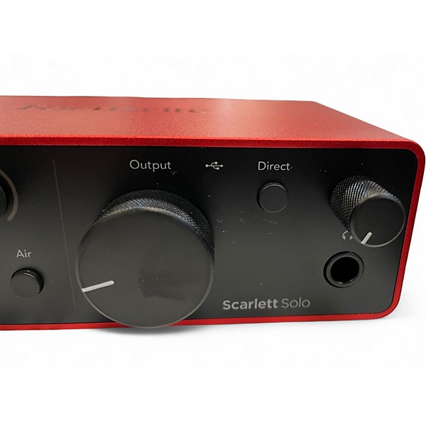 Used Focusrite Scarlett Solo 4th Gen Audio Interface