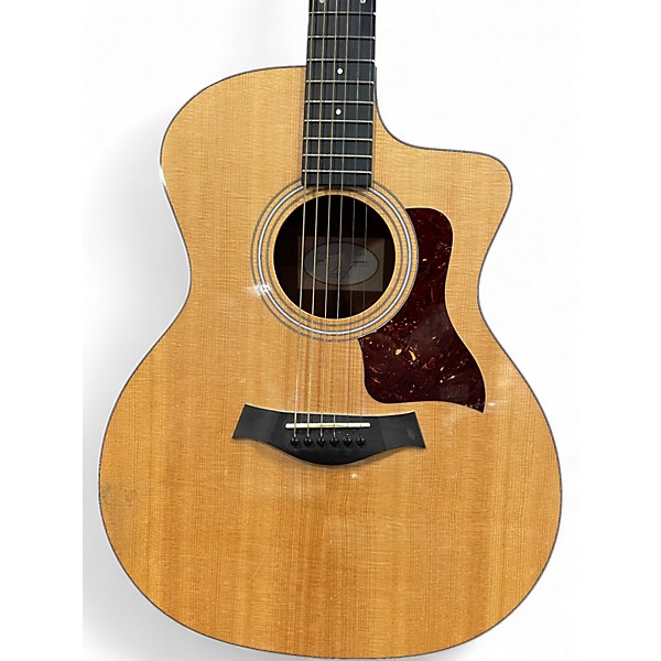 Used Taylor 214CE Koa Natural Acoustic Electric Guitar
