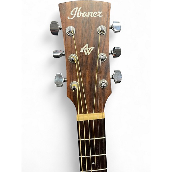 Used Ibanez AW54CEOPM Brown Acoustic Electric Guitar