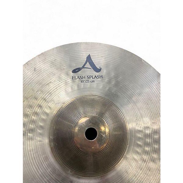 Used Zildjian 10in A FLASH SPLASH Cymbal
