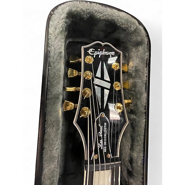 Used Epiphone Matt Heafy Les Paul Custom Origins 7 Black Solid Body Electric Guitar