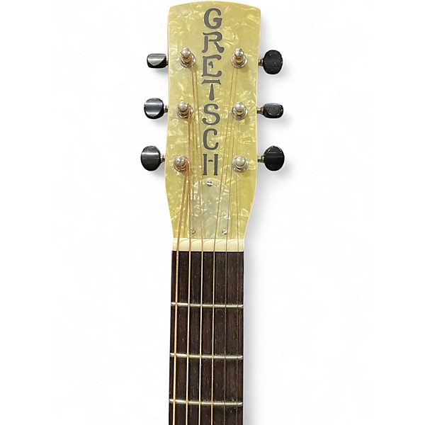 Used Gretsch Guitars G9201 Honeydipper Metal Round Neck Metallic Silver Resonator Guitar