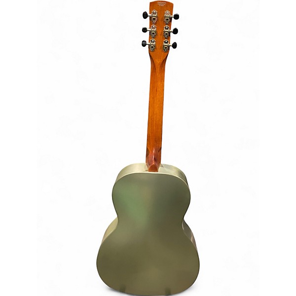 Used Gretsch Guitars G9201 Honeydipper Metal Round Neck Metallic Silver Resonator Guitar