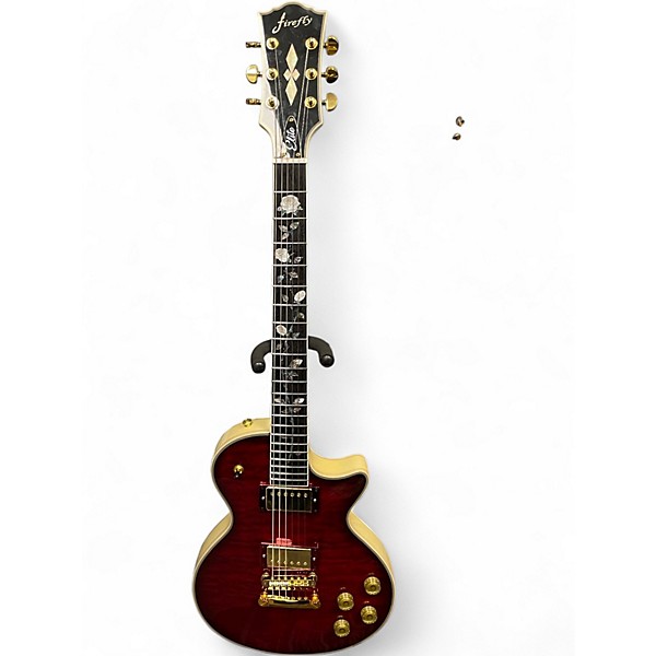 Used Firefly FFLP ELITE RED Solid Body Electric Guitar