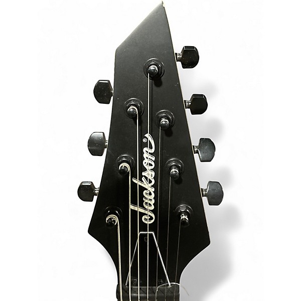 Used Jackson JS22-7 Dinky 7 String Black Solid Body Electric Guitar