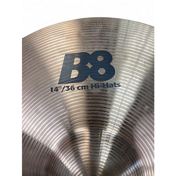 Used SABIAN 14in B8 Hi Hat Pair Cymbal