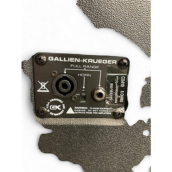 Used Gallien-Krueger CX410 Bass Cabinet