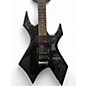 Used B.C. Rich platinum pro series warlock Black Solid Body Electric Guitar thumbnail
