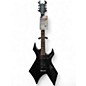Used B.C. Rich platinum pro series warlock Black Solid Body Electric Guitar