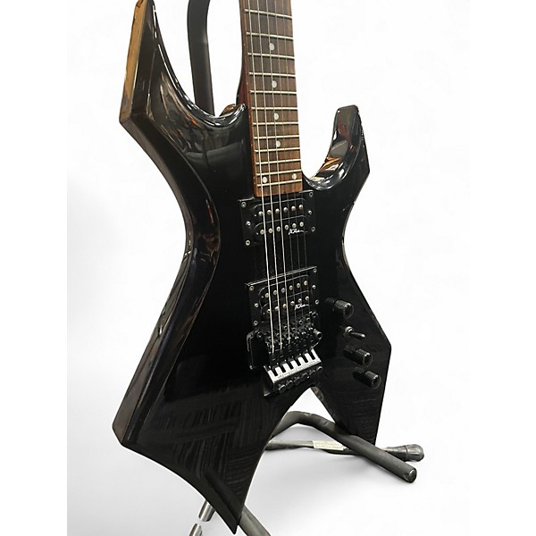 Used B.C. Rich platinum pro series warlock Black Solid Body Electric Guitar
