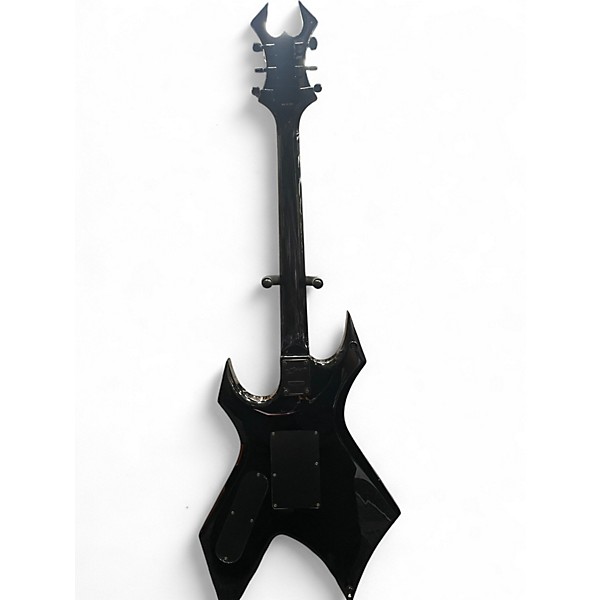Used B.C. Rich platinum pro series warlock Black Solid Body Electric Guitar