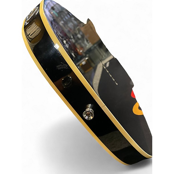 Used ESP Ron Wood Signature Black Solid Body Electric Guitar