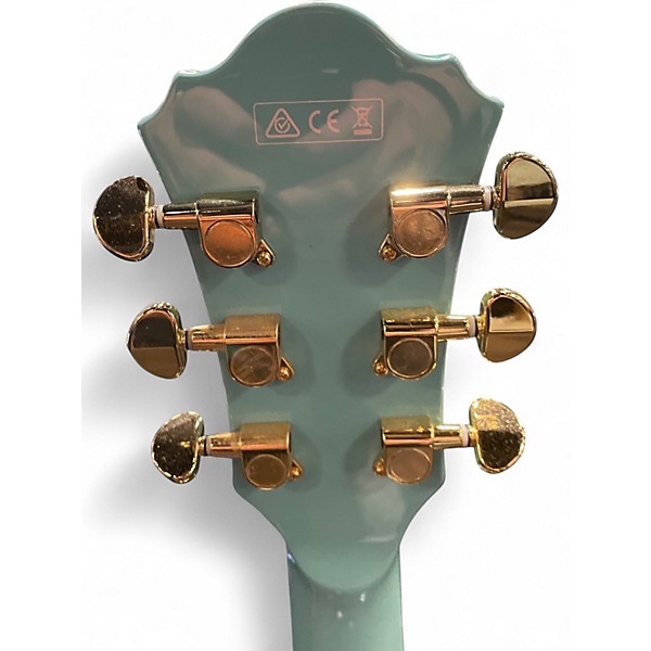 Used Ibanez AS73G Mint Blue Hollow Body Electric Guitar