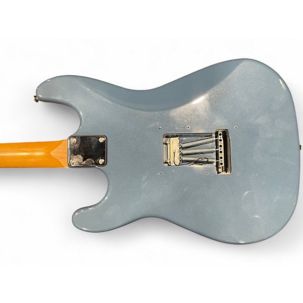 Used Harley Benton VT Series Strat Bronzed Smurf Blue Solid Body Electric Guitar