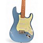 Used Harley Benton VT Series Strat Bronzed Smurf Blue Solid Body Electric Guitar