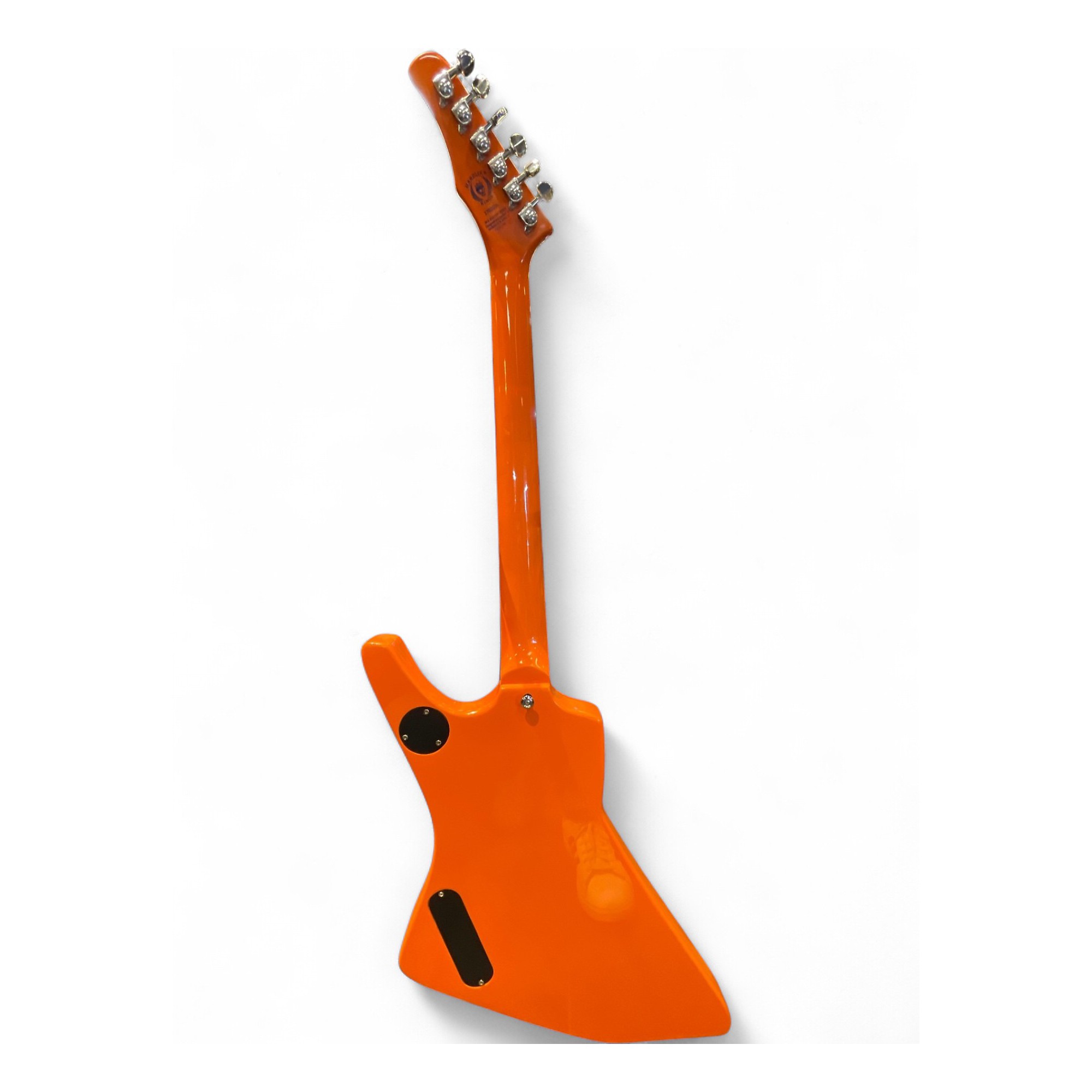 Used HardLuck Kings LADY LUCK NEON ORANGE Solid Body Electric