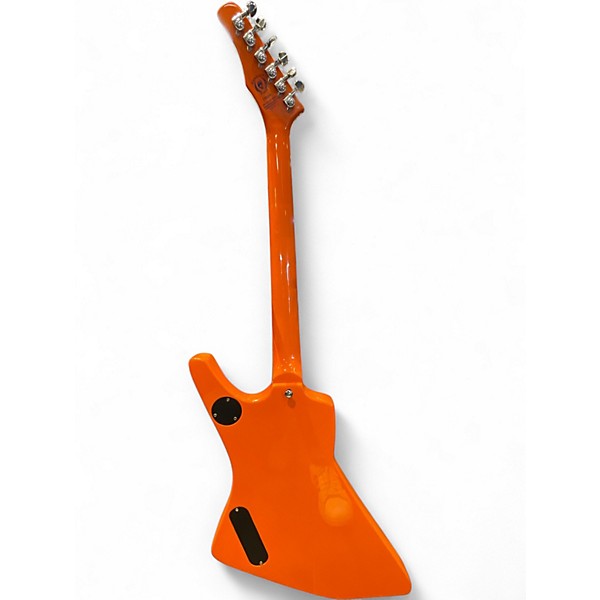 Used HardLuck Kings LADY LUCK NEON ORANGE Solid Body Electric Guitar