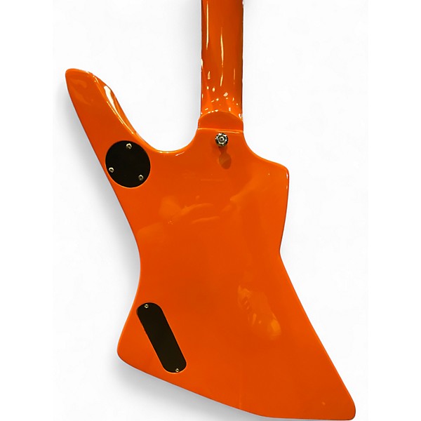 Used HardLuck Kings LADY LUCK NEON ORANGE Solid Body Electric Guitar