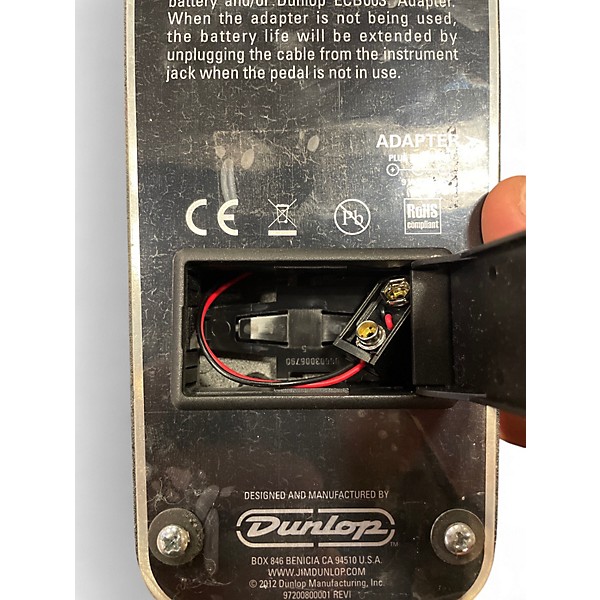 Used Dunlop GCB95 Original Crybaby Wah Effect Pedal