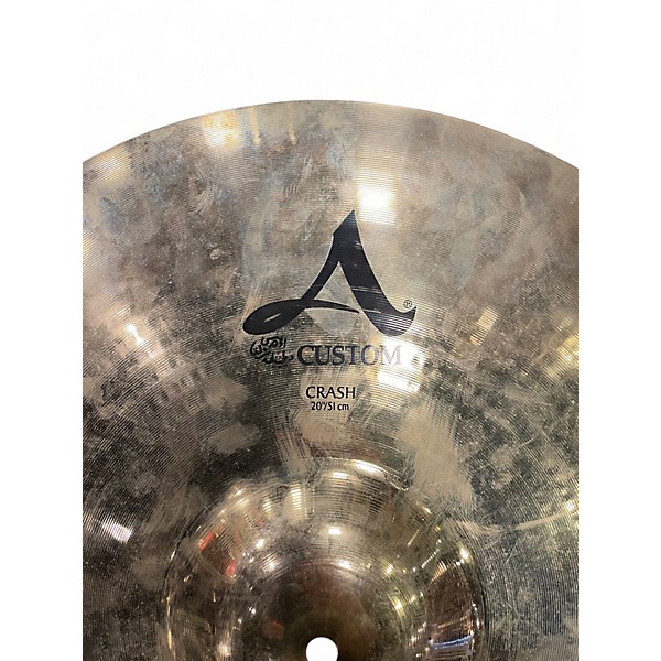 Used Zildjian 20in A Custom Crash Cymbal
