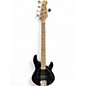 Used Sterling by Music Man STINGRAY 5 Black Electric Bass Guitar thumbnail