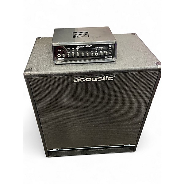 Used Acoustic B300HD AND 410C Bass Stack
