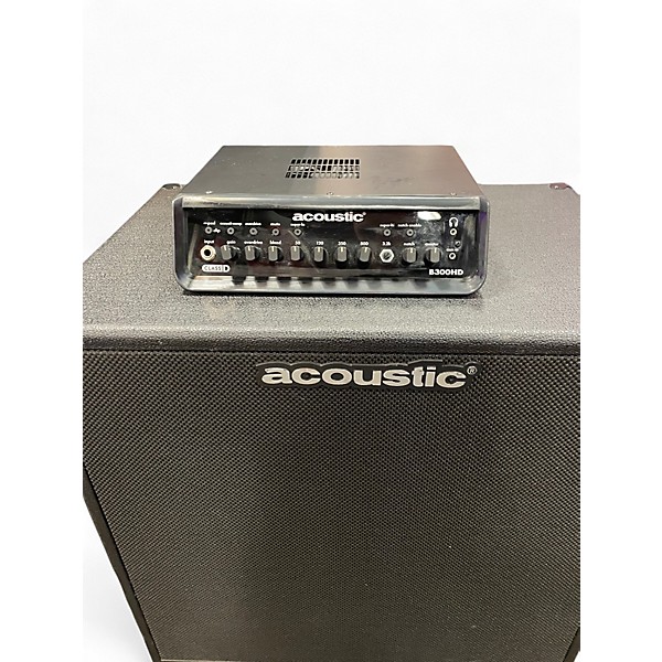 Used Acoustic B300HD AND 410C Bass Stack