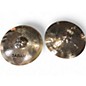 Used SABIAN 14in hhx evolution hi hat pair Cymbal thumbnail